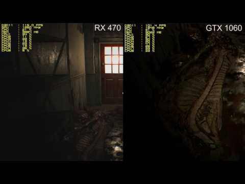 RE-RE-TESTED Resident Evil 7 AMD RX 470 4GB Vs. Nvidia GTX 1060 3GB Frame-rate Test (2017)