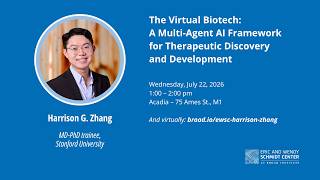 EWSC Talk: The Virtual Biotech: A Multi-Agent AI Framework for Therapeutic Discovery and Development