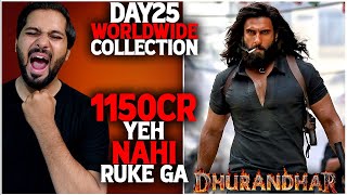 Dhurandhar Day 25 Total Worldwide Box Office Collection Dhurandhar Crazy Box Office Collectionindia