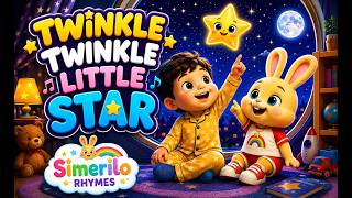 Twinkle Twinkle Little Star 🌟 | Magical Night Adventure |@SimeriloRhymes