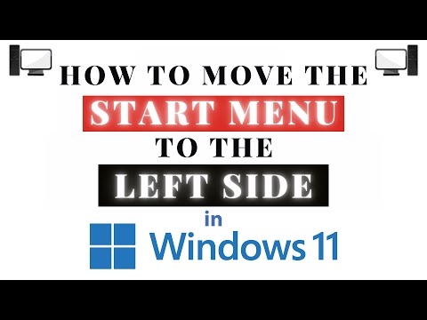 How To Move The Start Menu Icons To The Left Side In Windows 11 : Step-by-Step Tutorial