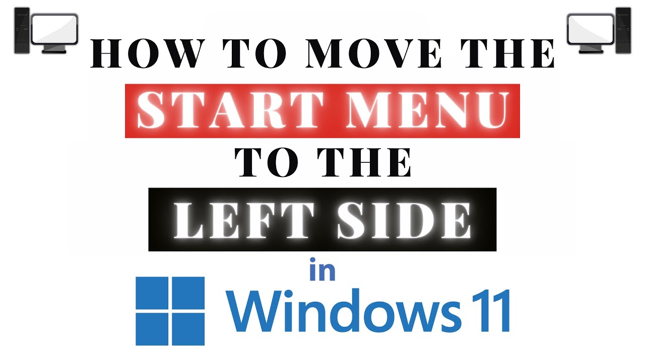 How To Move The Start Menu Icons To The Left Side In Windows 11 : Step ...