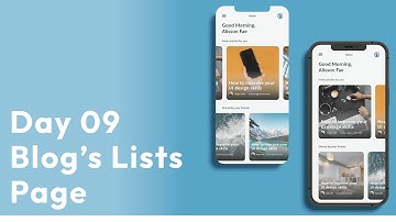Day 9 of 50 Days Daily UI-Design Challenge | Creating Blog