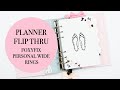 Planner Flip Thru | FoxyFix Personal Wide Rings