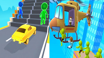 Shape shifting VS Helicopter Escape 3D - All Level Gameplay Android iOS Ep3