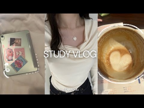 🇰🇷sub)study vlog|やることがなくて勉強する休日|할일이 없어서 공부하고 지내는 휴일|한국어 공부|한일자막|韓国語勉強|韓国語独学|カフェ勉強|読書|購入品紹介|日韓字幕