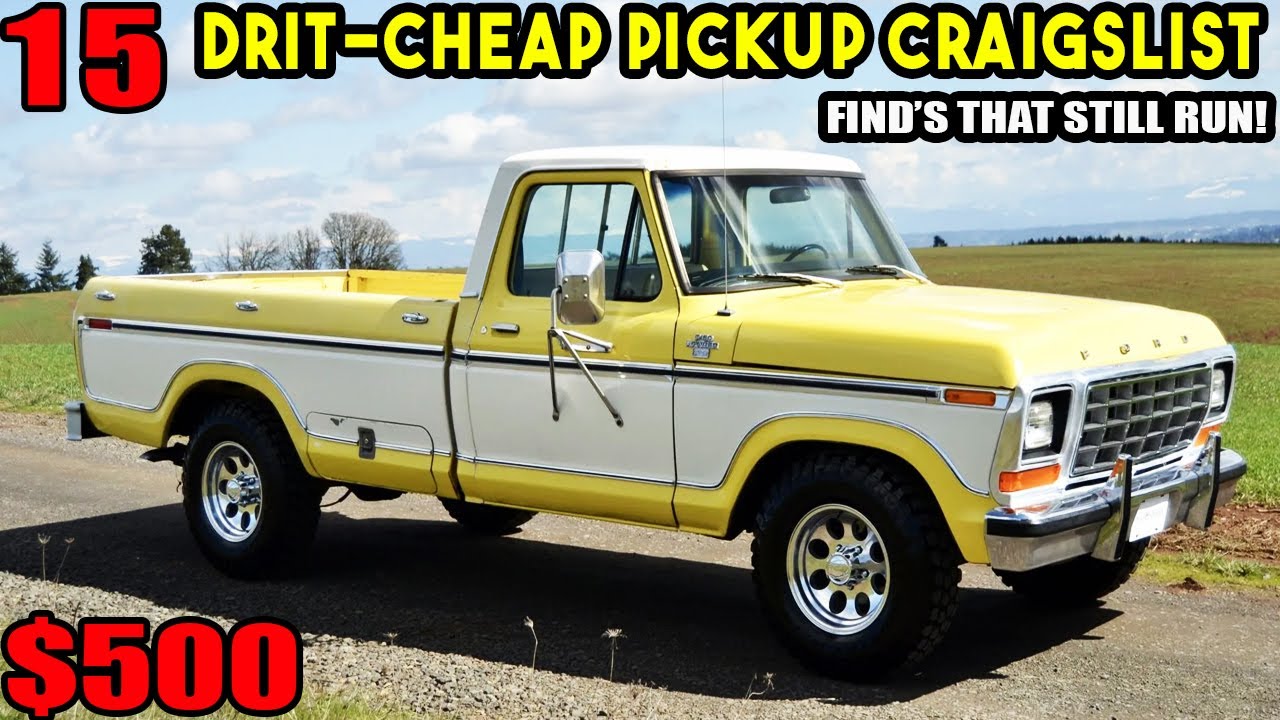 These 15 Craigslist Cars Still Run And They're a Huge Deal! YouTube