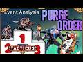 Purge Order with the new Onslaught- Tacticus Event Analysis - Rules, Strategies and Prognosis