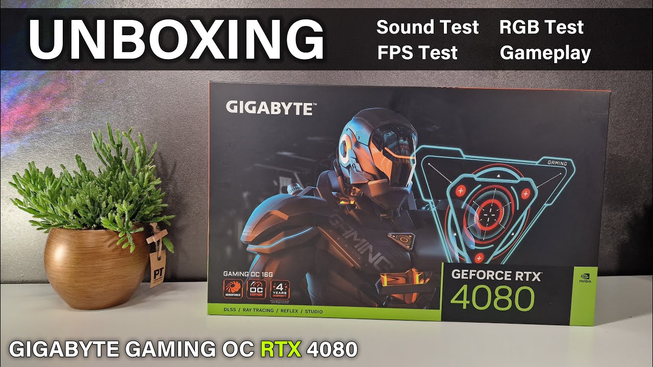 Gigabyte Gaming OC RTX 4080  UNBOXING - FPS - Sound - Gameplay