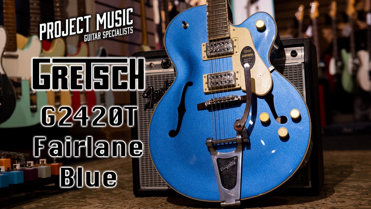 Gretsch G2420T Streamliner Fairlane Blue - Project Music - YouTube