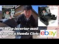 Cheap interior mod! Ebay cup holder! S2EP2 Civic Build
