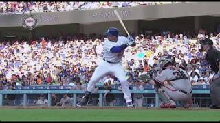 Adrian Gonzalez MLB slow motion replay baseball swing 15 HR OS