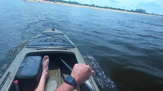 Anbull 3.6hp outboard motor unboxing and kayak test run!! Was it worth buying