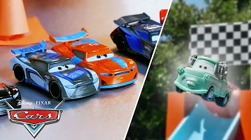 Poolside Car Trick Show Competition + More Cars Activities | Pixar Cars