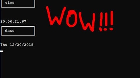 how to make a modern & stylish batch file clock