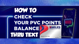 PAANO I CHECK ANG POINTS SA PETRON VALUE CARD | THRU TEXT | PVC POINTS screenshot 5