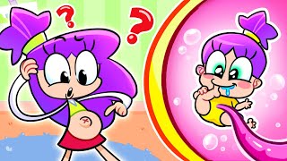 Why Do We Have Belly Button?  Funny English for Kids!