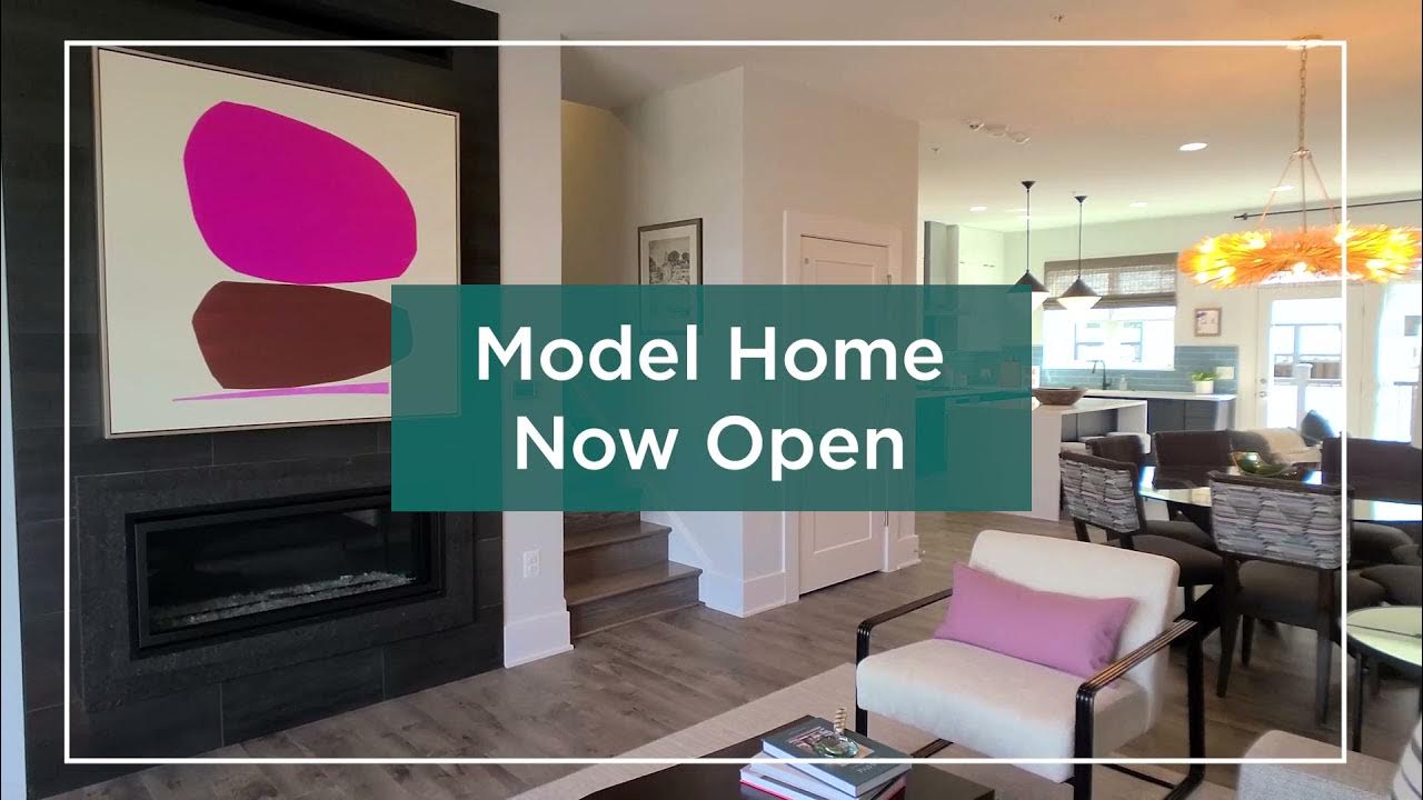 The Cypress Model Home at The Townhomes at Cabin John Village YouTube