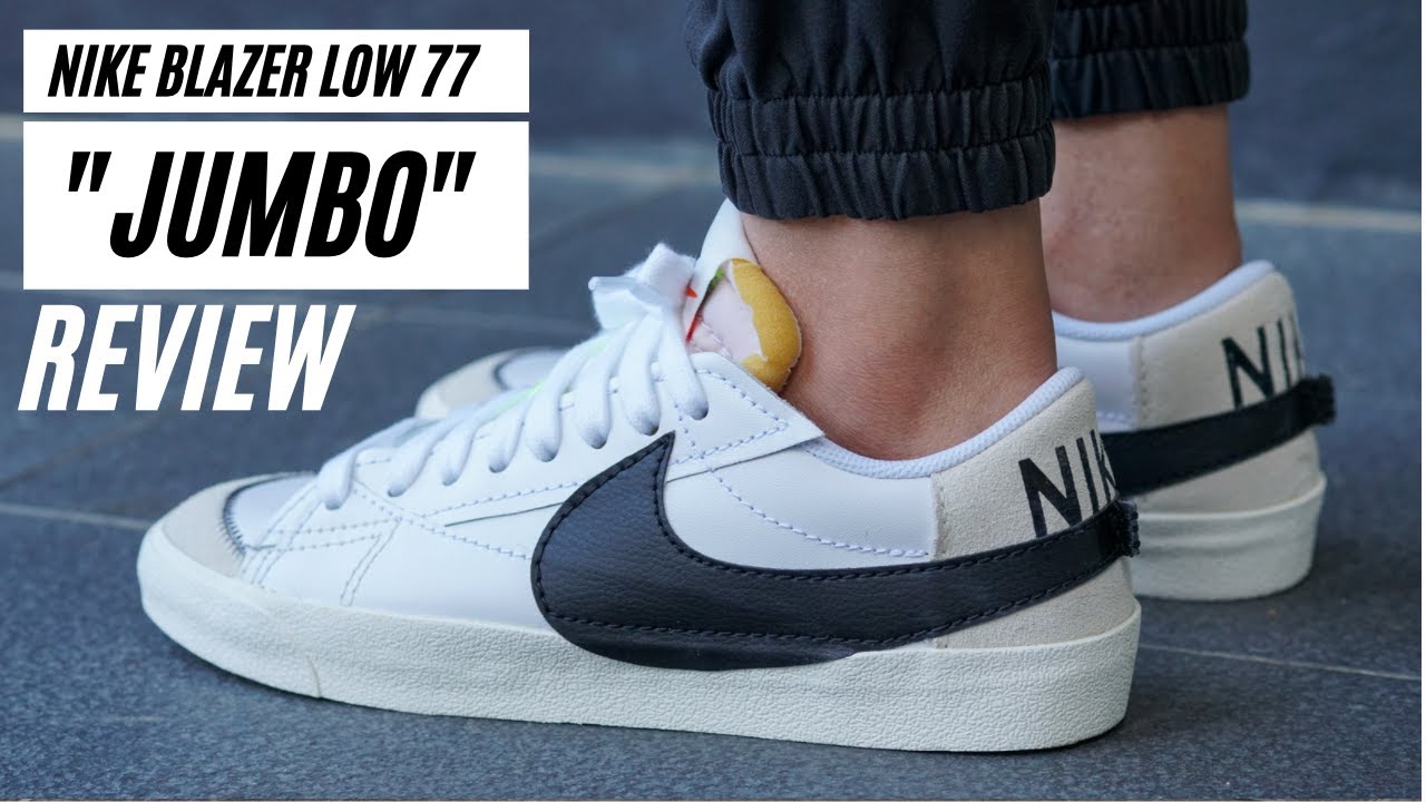 Inferieur recept breed Nike Blazer Low JUMBO - REVIEW & ON-FEET - YouTube