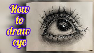 Drawing eye step by step #drawing #art #eye #viral #howtodraw #easy