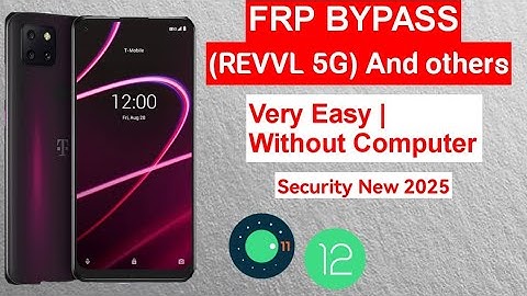 FRP REVVL 5G and Other | How to Bypass the Google lock on |FRP all T-Mobile Without PC