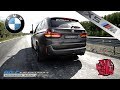 BMW F85 X5M exhaust Akrapovic & Rear Carbon Fiber diffuser By BR-Performance