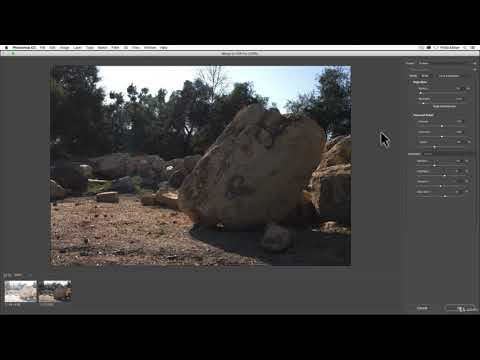26.29  Editing Together an HDR Bracketed Photo in Photoshop