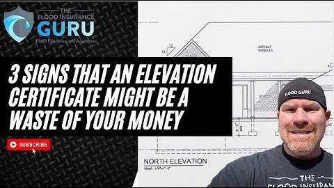 3 Signs that Elevation Certificates Might not be Necessary