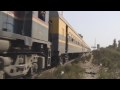 Egyptian Railways GM Locos On Passenger Trains In March 2010 