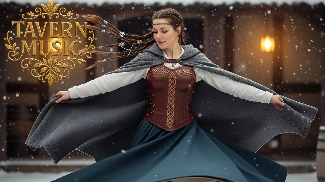 Joyful Celtic Tavern Song with Female Vocals | Medieval Fantasy Folk Music for Beautiful Winter