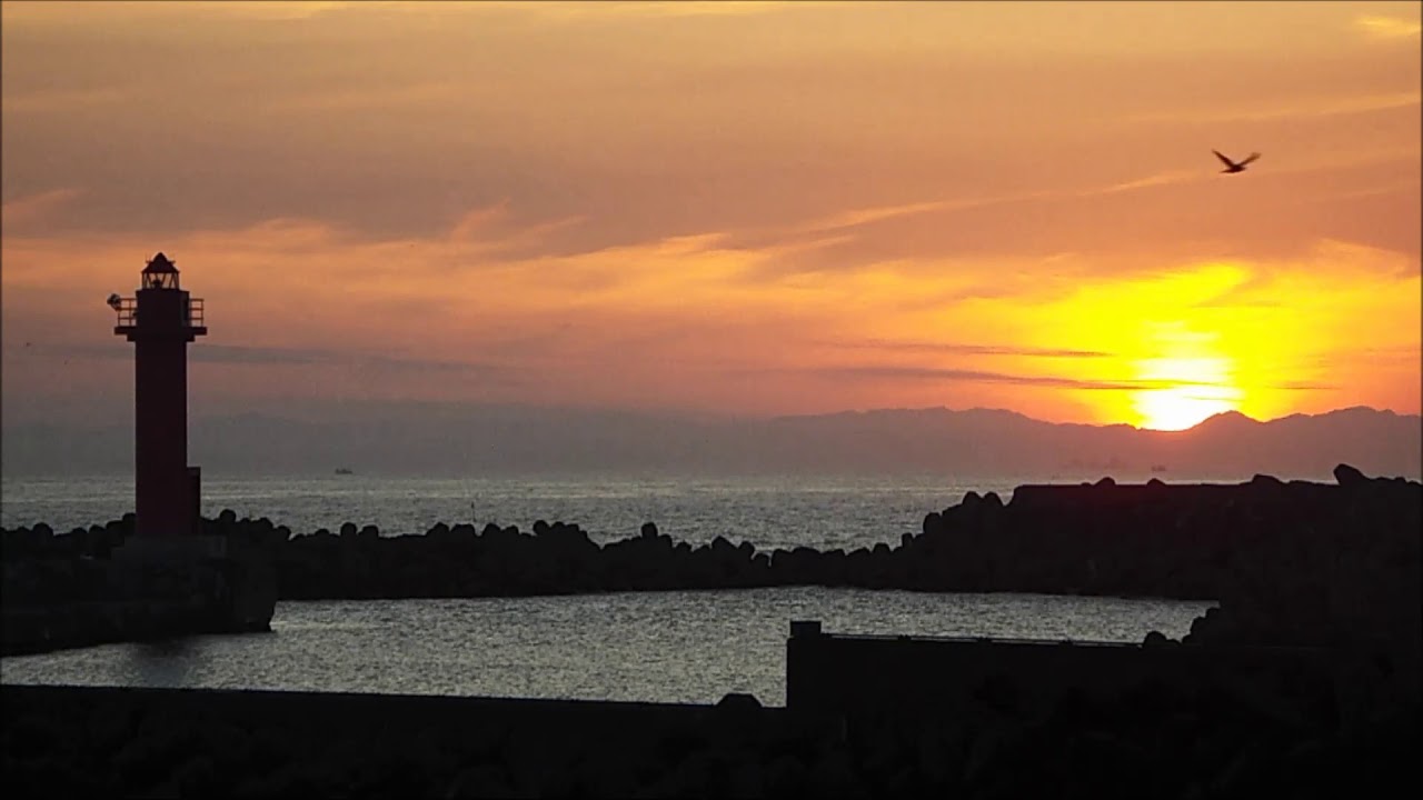 釧路の夕日 桂恋海岸 の日没 Youtube