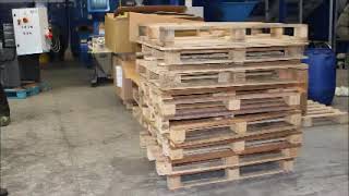 ITS1250x650E shredding wooden pallets