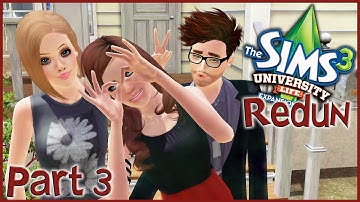 Lets Play: The Sims 3 University Re-Done (Part 3) First day of Classes!
