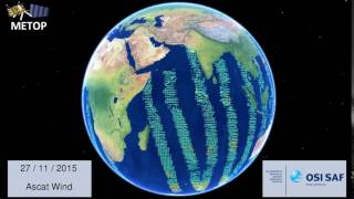 OSI SAF ASCAT winds all over the oceans