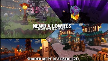 SHADER MCPE RINGAN 1.21 ||NEWBSHADERS ||NEWB X LOWRES ||SHADERMCPE 1.21