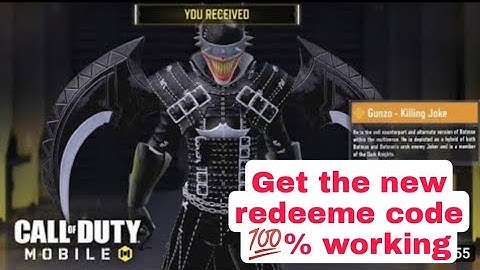 *September 2021* Call Of Duty Mobile 2021 New Redeem Code | Cod Mobile Redeem Code Garena/activition