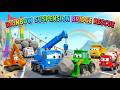 OH NO! Can Construction Vehicles Save the Bridge? 🏗️🌉 | Construction Vehicle ANIMATION 3D 🚜💨