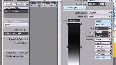 7   Mapping   Using Weightmaps and Adaptive Pixel Subdivision to control the level of detail at render time