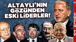 Fatih Altaylı'nın İlk Defa Anlattığı Aydın Doğan Anısı! Eski Liderler Hakkındaki Görüşleri