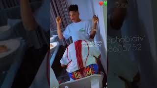 Yahoo Boy Forced Girlfriend To Be L!cking His Cucumber While Eating In Restaurant (Watch Video)