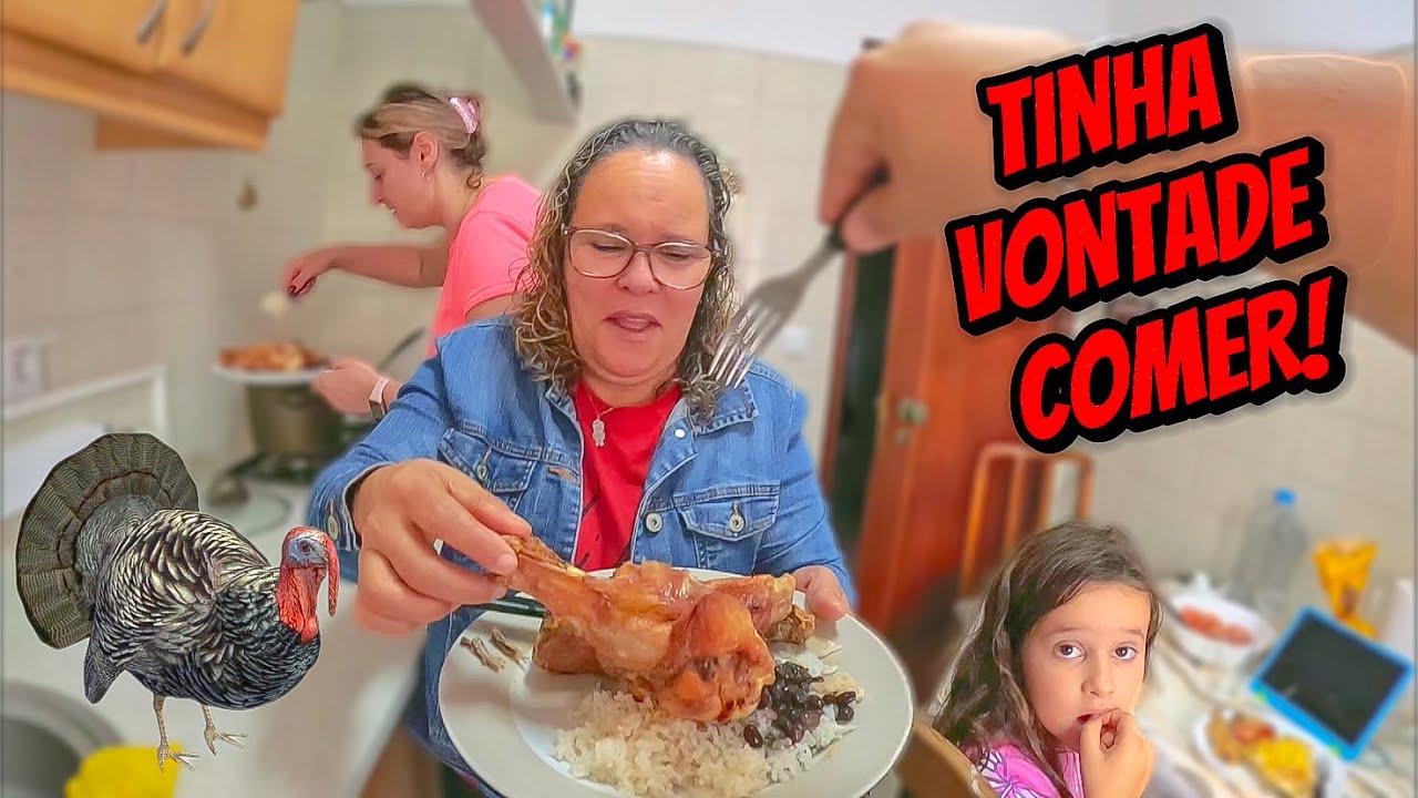 MINHA MÃE FINALMENTE PROVOU A ASA DE PERU QUE EU FAÇO NA AIRFRYER ELA VEIO NA MINHA CASA EM PORTUGAL