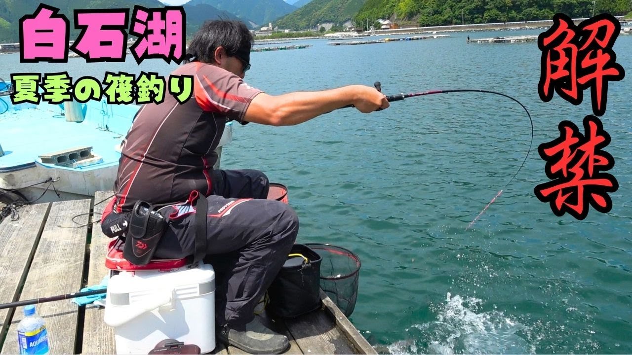 筏釣り] 夏の白石湖にて解禁3日目に夏チヌに挑んだ結果！[かかり釣り