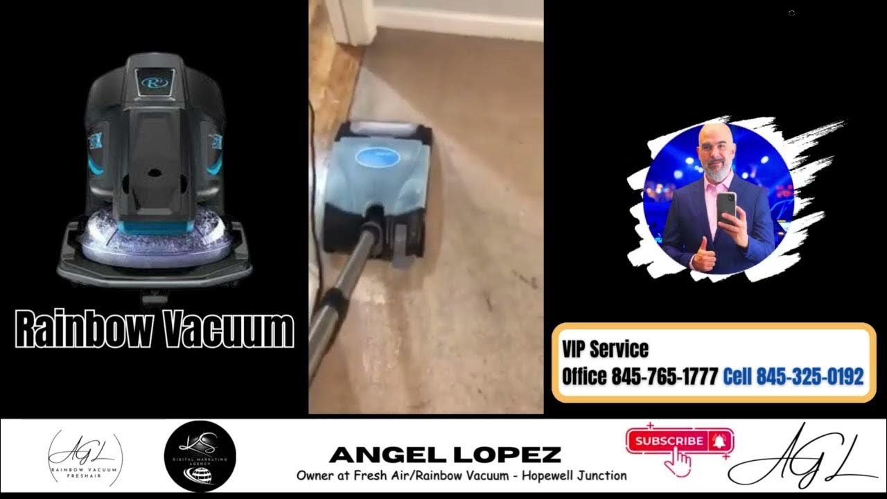 Stain Remover using Rainbow Aquamate Shampooer YouTube