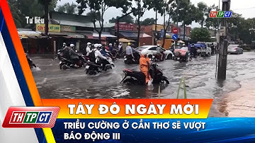 Triều cường ở Cần Thơ sẽ vượt báo động III | Cần Thơ TV