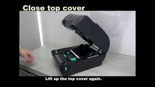 TSC TTP 247 TTP 345  Top cover operation
