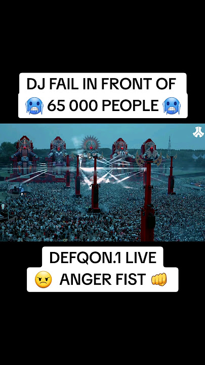 DJ FAIL!!!🥶 ANGERFIST DEFQON.1 2024 😠👊