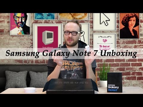 Samsung Galaxy Note 7 Unboxing by Arjen Lubach