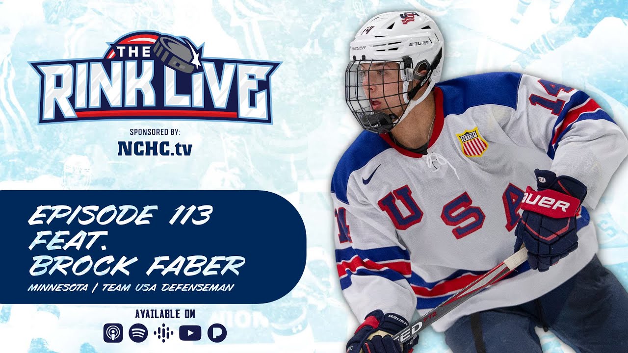 Brock Faber Signed Custom White College Hockey Jersey — Elite Ink