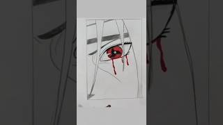 Cara Menggambar Mata MangekyoSharingan Itachi |Tutorial Naruto