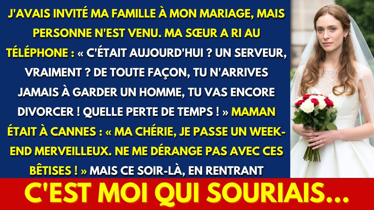 Le réveil sonne à six heures, ce matin de mai, et je caresse ma robe crème achetée en solde, le cœur battant d’une joie fragile. Aujourd’hui, j’épouse Thomas, et je me murmure : « Cette fois,...